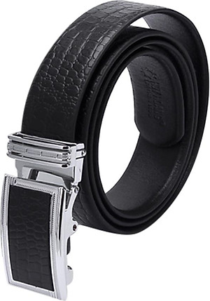 Bộ Ví & Thắt Lưng Nam Vân Cá Sấu Huy Hoàng HT2120-HT4114 (23 x 11,5 cm) - Đen