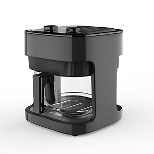 Nồi chiên không dầu thủy tinh Mishio MK373 - Dung tích 7 lít lòng nồi không bong tróc gỉ sét - Hàng chính hãng