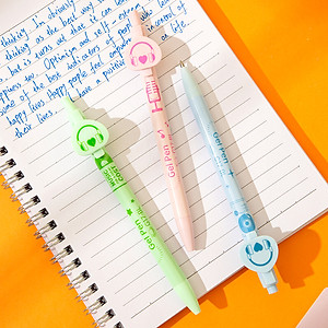 [Sơn Tùng M-TP Collection] Bút Bi Nước Mực Gel Bấm Ngòi 0.5 Nhanh Khô Siêu Mướt Nhiều Mực BST Limited Deli - Viết Bi Học Sinh Văn Phòng - EG17-BL