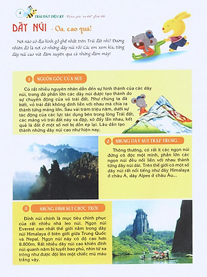 Sách Bách Khoa Tri Thức Đầu Đời Cho Trẻ Em - Trái Đất Diệu Kỳ - Khám Phá "Cơ Thể" Trái Đất