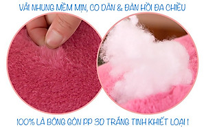 Gấu bông Lotso nằm siêu dễ thương – Size từ 40 đến 90 cm – Quà tặng thú nhồi bông tai dâu nằm – Gối ôm hugging bear cho bé ngủ ngon