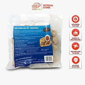 Mực viên Tâm Lợi, loại cao cấp - Hương vị tự nhiên - Đảm bảo sức khoẻ - Giao nhanh trong 3h - 200gr