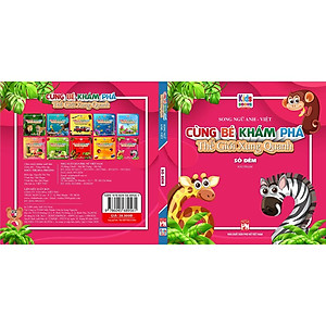 Sách - Cùng Bé Khám Phá Thế Giới Xung Quanh - Số Đếm - Sách Song Ngữ (Bìa cứng)