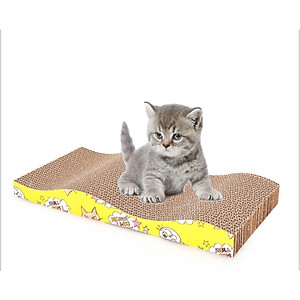 Bàn Cào Móng Lượn Sóng Cho Mèo Kích Thước 20 x 42cm - YonaPetshop