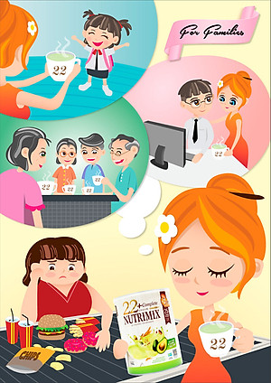 Bột ngũ cốc dinh dưỡng cao cấp 22+ Complete Nutrimix - Organic Avocado (vị Bơ) 750g/hộp thiếc