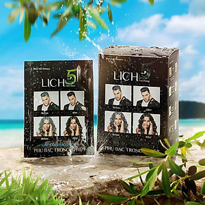 Dầu Gội Đen Tóc Thảo Dược LICH 5