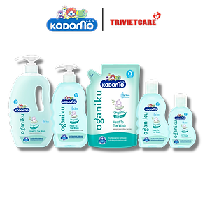 DẦU TẮM GỘI DÀNH CHO TRẺ EM KODOMO OGANIKU CHIẾT XUẤT OLIU | ĐỘ TUỔI SỬ DỤNG: SƠ SINH TRỞ LÊN