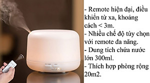 Máy Khuếch Tán Tinh Dầu Hình Tròn Ngọc Tuyết (300ml)