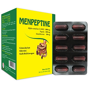 Thực phẩm chức năng MENPEPTINE ENZYME - Men tiêu hóa khỏe