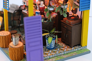 MÔ HÌNH TỰ LẮP RÁP DIY SÀI GÒN THU NHỎ - CÀ PHÊ ĐÁ - AD07