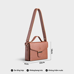 Túi Lata ( Thời trang nữ đi chơi size 22 - Túi đeo chéo da HN109 )