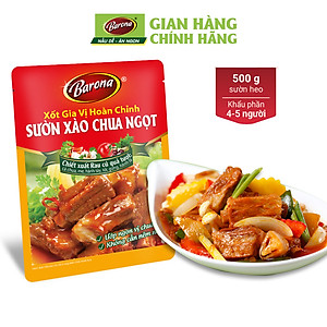 Xốt Gia Vị Hoàn Chỉnh Barona - Sườn Xào Chua Ngọt 80g