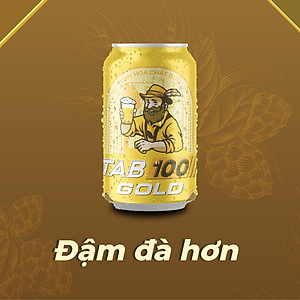 Bia lon TAB GOLD thùng 24 lon (330ml/lon)