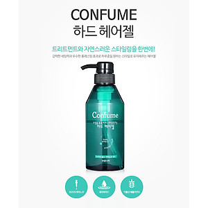 Gel đặc siêu cứng, khô nhanh giữ lọn tóc xoăn Confume Hair Gel Hàn Quốc 400ml