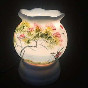 Đèn xông tinh dầu Gốm Sứ Bát Tràng Cỡ Lớn (giao mẫu ngẫu nhiên)