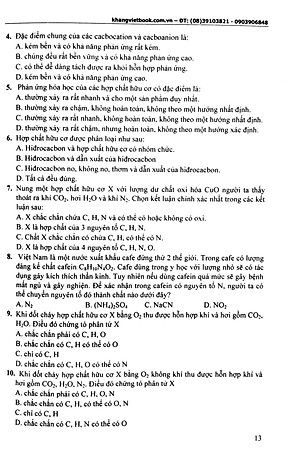 Sách Bổ Trợ Kiến Thức Và Tư Duy Giải Nhanh Siêu Tốc Hóa Học Hữu Cơ Lớp 11 (Tập 1)
