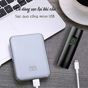 Pha Xe Đạp Mini 300 lumens EOS290 Sạc Điện USB Sáng Mạnh 3 Chế Độ Chống Nước Vỏ Hợp Kim Nhôm (pin 2000mAh) MaiLee