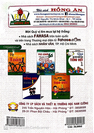 Sách Vở Bài Tập Nâng Cao Toán 1 Tập 1 (Tái Bản)