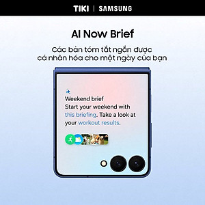Điện thoại Samsung Galaxy Z Flip7, Điện thoại AI, Màn hình ngoài vô cực 4.1", Camera selfie 50MP, Mỏng nhất - Hàng Chính Hãng