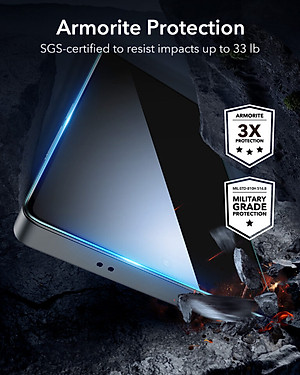 Bộ 2 Kính Cường Lực Kèm Khung Dán ESR Armorite Screen Protector (UltraFit) Cho Samsung Galaxy S25 Ultra, Nhận Vân Tay Tốt_ Hàng Chính Hãng