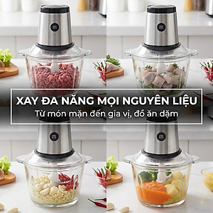 Máy xay thịt đa năng Mishio MK-135 1,8L - Hàng chính hãng