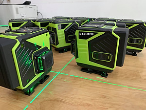 Máy cân bằng laser RAKUTEN 12 tia xanh siêu sáng - Máy bắn cốt, Máy cân mực, Máy đánh thăng bằng tia laser thế hệ mới 2021 - Hàng chính hãng