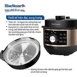 Nồi Áp Suất BlueStone PCB-5648 5 Lít 900W - Hàng chính hãng