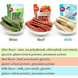 Xương ORGO, Xương Gặm Sạch Răng Thơm Miệng Cho Chó, Gói 90g