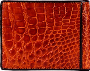 Ví Nam Da Cá Sấu Huy Hoàng HT2221 (12.5 x 10 cm) - Vàng