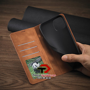 Bao da dạng ví cho iPhone 14  Pro chính hãng Forwenw da thật, có ngăn cài thẻ, đựng tiền - Hàng chính hãng 