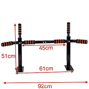 XÀ ĐƠN,XÀ ĐA NĂNG TREO TƯỜNG P90X MẪU MỚI NHẤT,VỚI 6 MÚT VẰN ĐỎ ĐEN NỖI BẬT(CÓ MÓC TREO BAO CÁT)