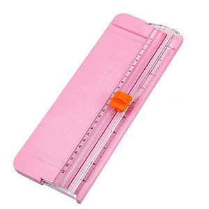 Bàn cắt giấy mini khổ A4 A5 Lalunavn cắt đc giấy 300gsm đc nhiều lần trượt 2 chiều sắc bén