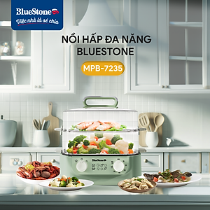 Nồi Hấp Đa Năng BlueStone MPB-7235 15 Lít 1500W - Hàng Chính Hãng