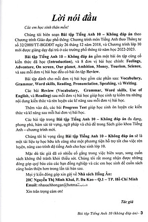 Sách bổ trợ_Bài Tập Tiếng Anh Lớp 10 - Không Đáp Án (Theo Chương Trình Chân Trời Sáng Tạo)_HA