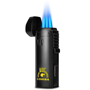 Vỏ Hột Quẹt Bật Lửa Khò 3 Tia  H179A Có Đục Kiêm Giá Đỡ - Nhiều Màu