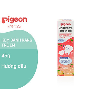 Kem Đánh Răng Trẻ Em Pigeon 45g- Hương Dâu/Hương Trái Cây Nhiệt Đới