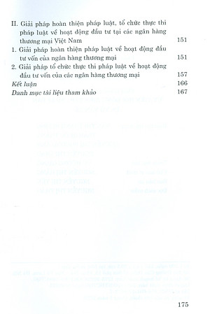 Pháp luật về hoạt động đấu tư vốn của ngân hàng thương mại - Những vân đề lý luận và thực tiễn