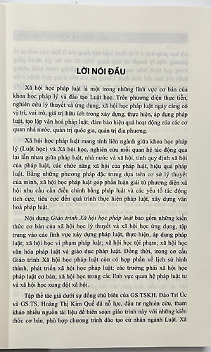 Sách - Giáo Trình Xã Hội Học Pháp Luật