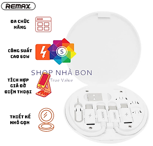 Bộ cáp sạc nhanh đa năng REMAX Wanbo Series 60W RC-190 - Hàng chính hãng