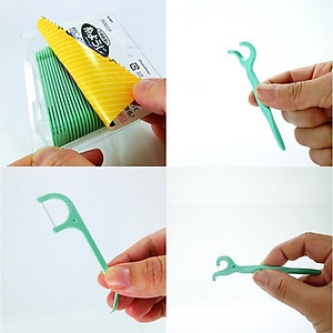 Set 60 chiếc tăm chỉ nha khoa Kobayashi Ito Yoji hàng nội địa Nhật Bản