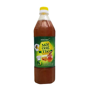 Combo Mật Ong Thiên Nhiên 5 Sạch Honeyboy 500ml và Mật Ong Thô Honeyboy 1000ml