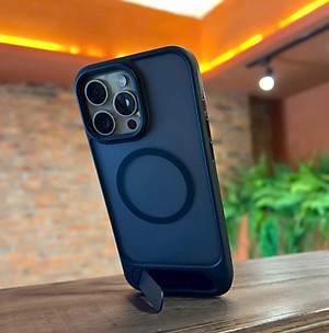 Ốp lưng cho iPhone 16 Pro , iPhone 16 Pro Max hiệu Likgus VALOR hỗ trợ sạc từ , lưng nhám viền màu có giá đỡ kim loại , chống sốc chống va dập thời trang cao cấp - Hàng chính hãng