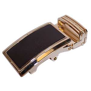 HJ9113-14-34 - Đầu khóa da bò Huy Hoàng 3,5 phân đầu vàng màu đen, nâu, vàng bò