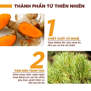 Kem Nghệ Giảm Mụn Oriss Giúp Mờ Thâm Sẹo Dưỡng Ẩm Sáng Da 20g