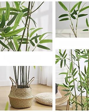 Set 10 cây trúc giả ( Loại thường) - Size từ 120cm đến 150cm - Cây giả, hoa lụa Decor trang trí nhà cửa