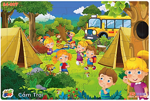 04 bộ tranh xếp hình 35 mảnh khổ A4 20x30cm – đồ chơi trí tuệ cho bé từ 2 tuổi – Combo 6