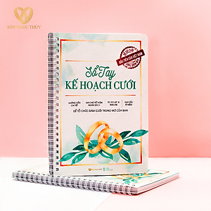 Sổ Tay Kế Hoạch Cưới Cho Cặp Đôi - Sổ tay cưới - Sổ ký tên đám cưới - Sổ tay đám cưới [Kim Ngọc Thuỷ]