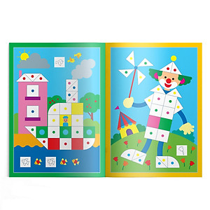 Sách - Bộ Dán Hình Sáng Tạo (Cuốn Lẻ Và Combo)