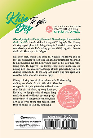 Sách Khỏe Đẹp Từ Gốc - Bí Quyết Giảm Cân & Làm Chậm Quá Trình Lão Hóa Thuần Tự Nhiên