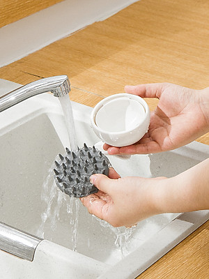 Lược gội đầu silicone - Massage da đầu, giảm ngứa, giảm gàu tăng cường tuần hoàn máu giảm gãy rụng tóc
